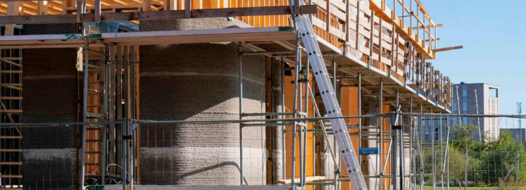 欧洲最大3D打印住宅项目Skovsporet完成主体建造，将提供36套高标准学生公寓 image