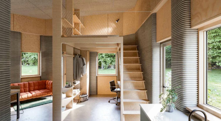 欧洲最大3D打印住宅项目Skovsporet完成主体建造，将提供36套高标准学生公寓 image