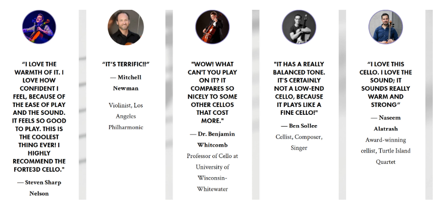 初创公司Forte3D获25万美元投资，3D打印大提琴获专业认可 image