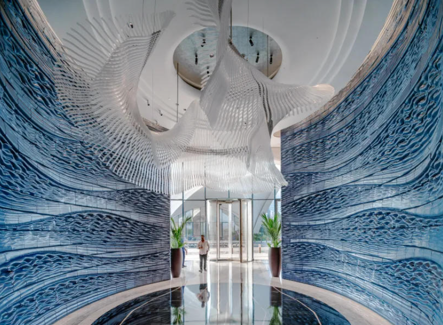 全球最大规模数字陶瓷幕墙于迪拜落地，Studio RAP打印900块定制化瓷砖